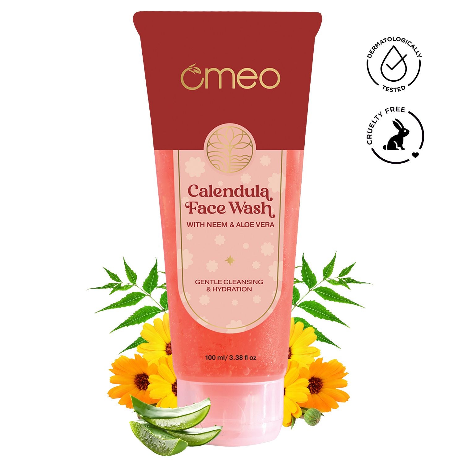 Omeo Calendula Face Wash with Neem & Aloe Vera