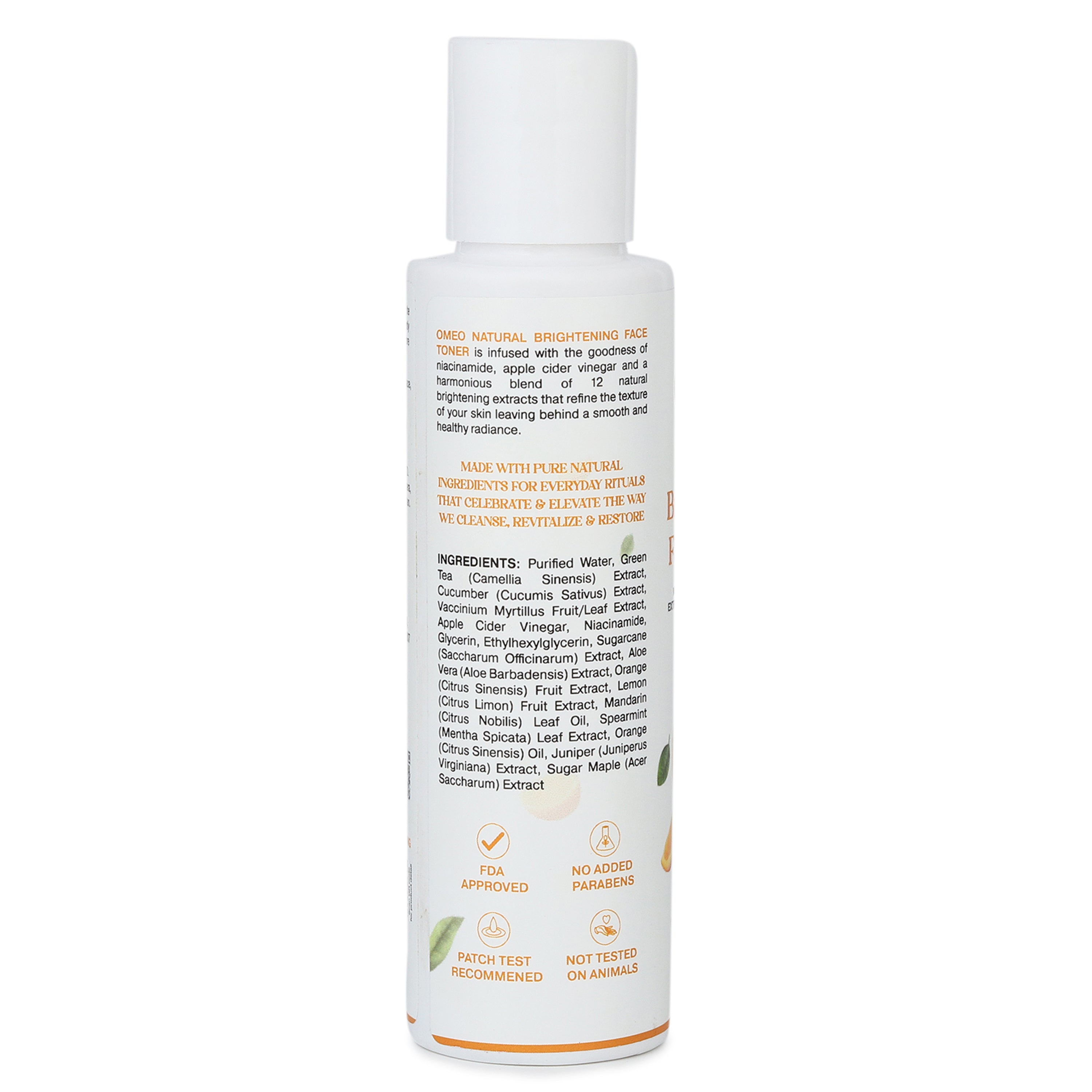 OMEO NATURAL BRIGHTENING FACE TONER 100ML
