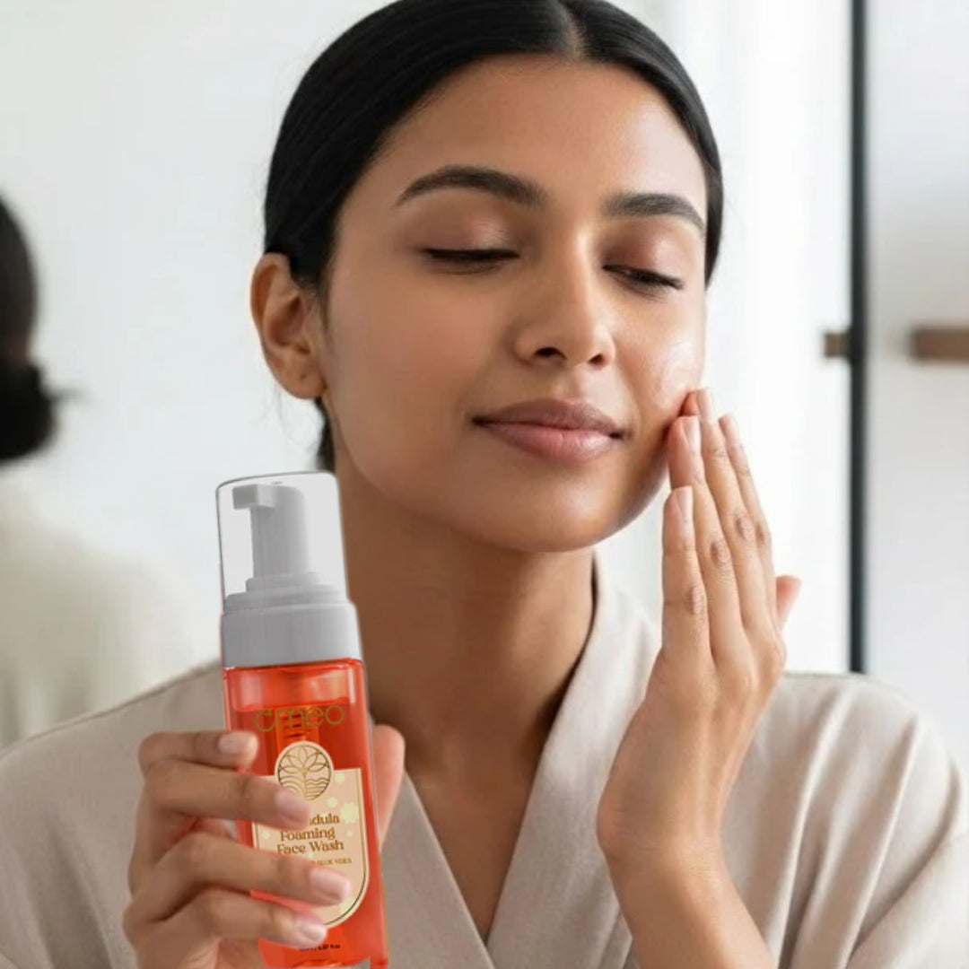 Take a small amount on wet hands