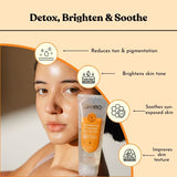 OMEO Sandalwood & Turmeric De-Tan Gel 100Gm (Tan Removal Gel)