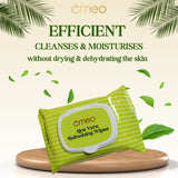 Omeo Aloe Vera Refreshing Wipes (Pack of 2)