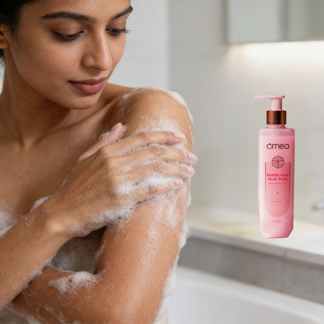 Massage gently to create a rich, bubbly lather