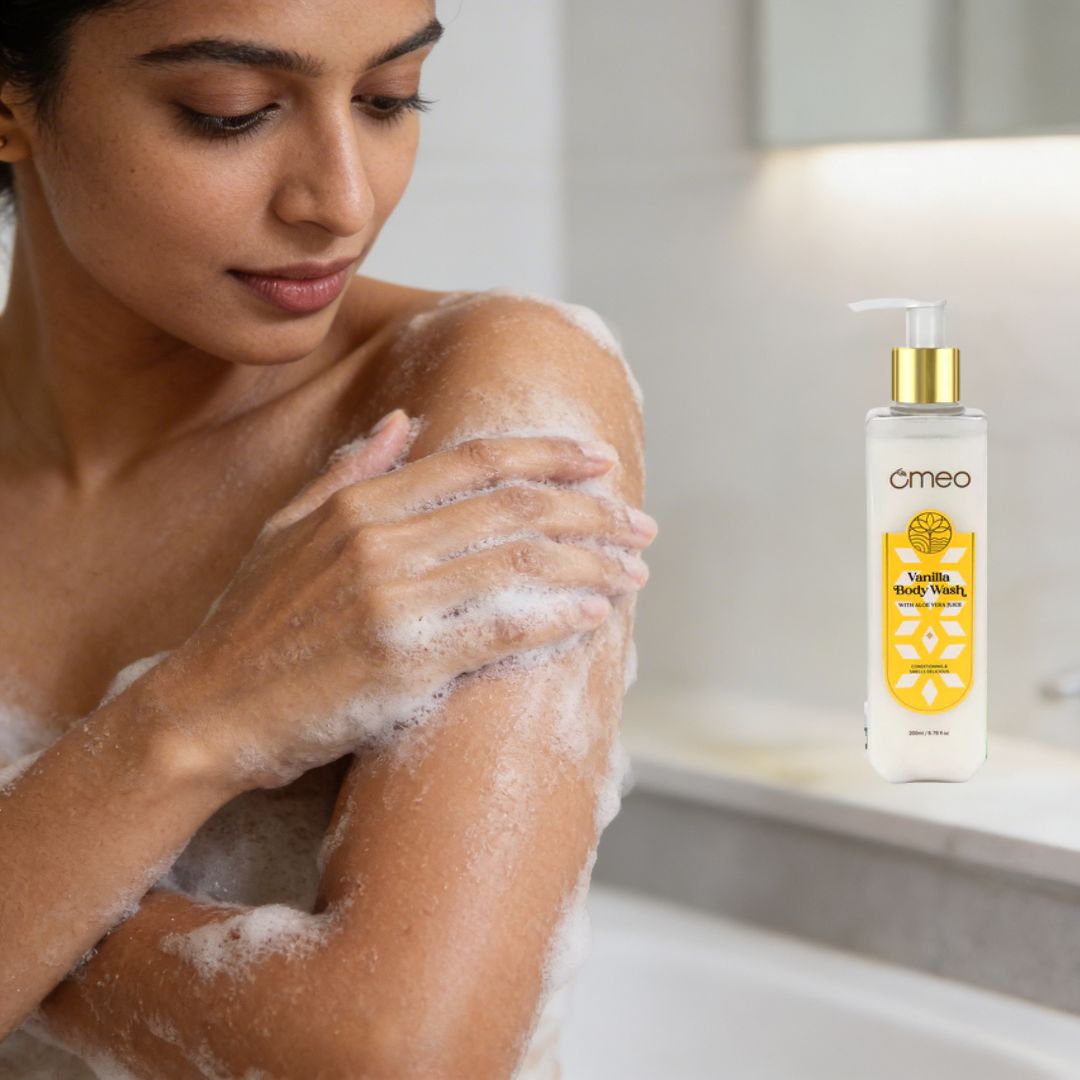 Massage gently to create a rich, bubbly lather