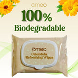 Omeo Calendula Refreshing Wipes (Pack of 6)