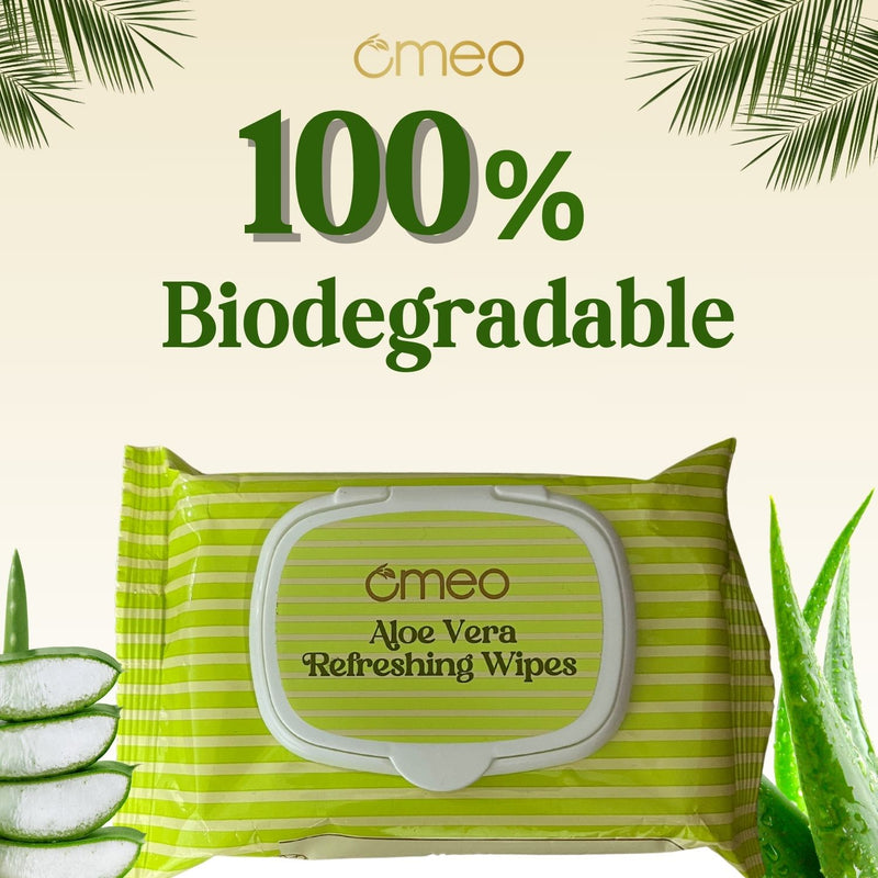 Omeo Aloe Vera Refreshing Wipes