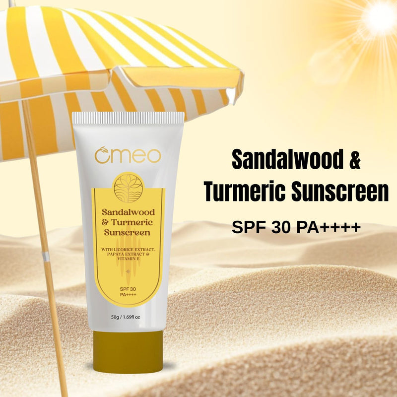 Omeo Sandalwood & Turmeric Sunscreen SPF 30 with PA++++