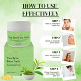 OMEO TEA TREE FACE PACK 100GM
