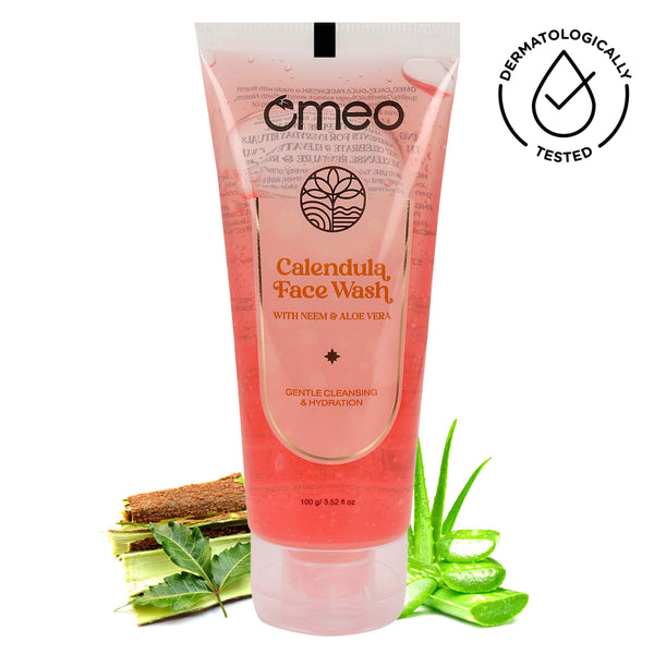 Omeo Calendula Face Wash with Neem & Aloe Vera (100g)