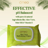 Omeo Aloe Vera Refreshing Wipes