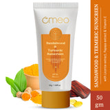 Omeo Sandalwood & Turmeric Sunscreen SPF 50 with PA++++ Protection 50G