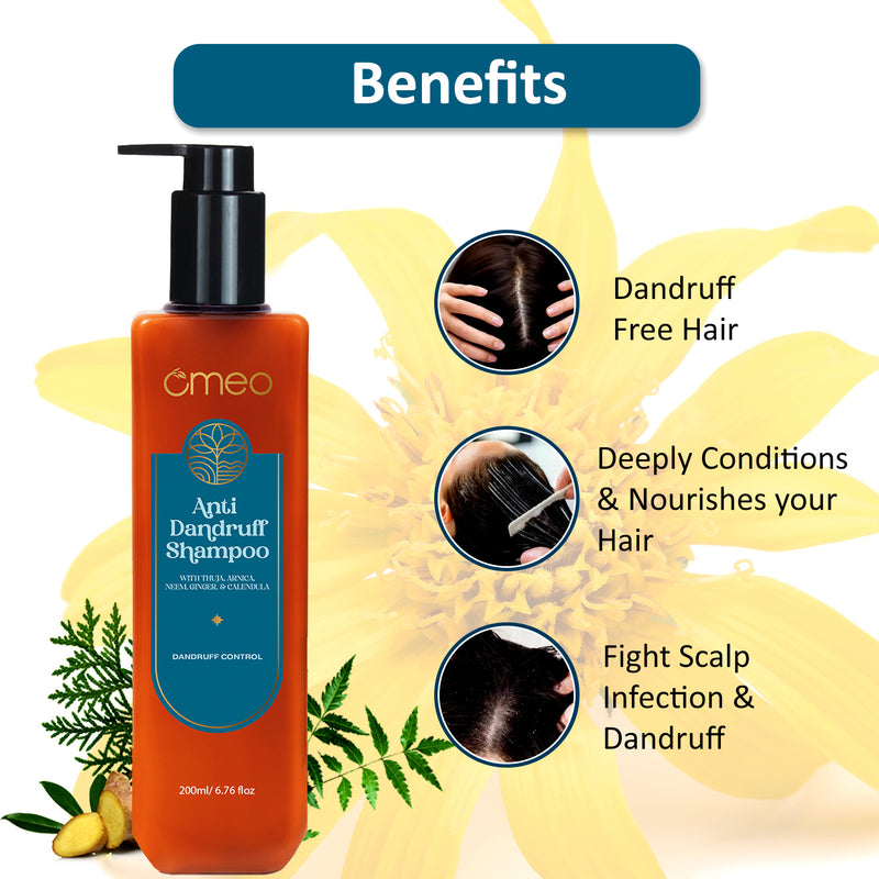 Omeo Anti Dandruff Shampoo (200ml)