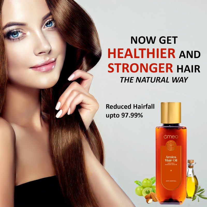 Omeo Arnica Montana Hair Oil with Jaborandi (100ml)