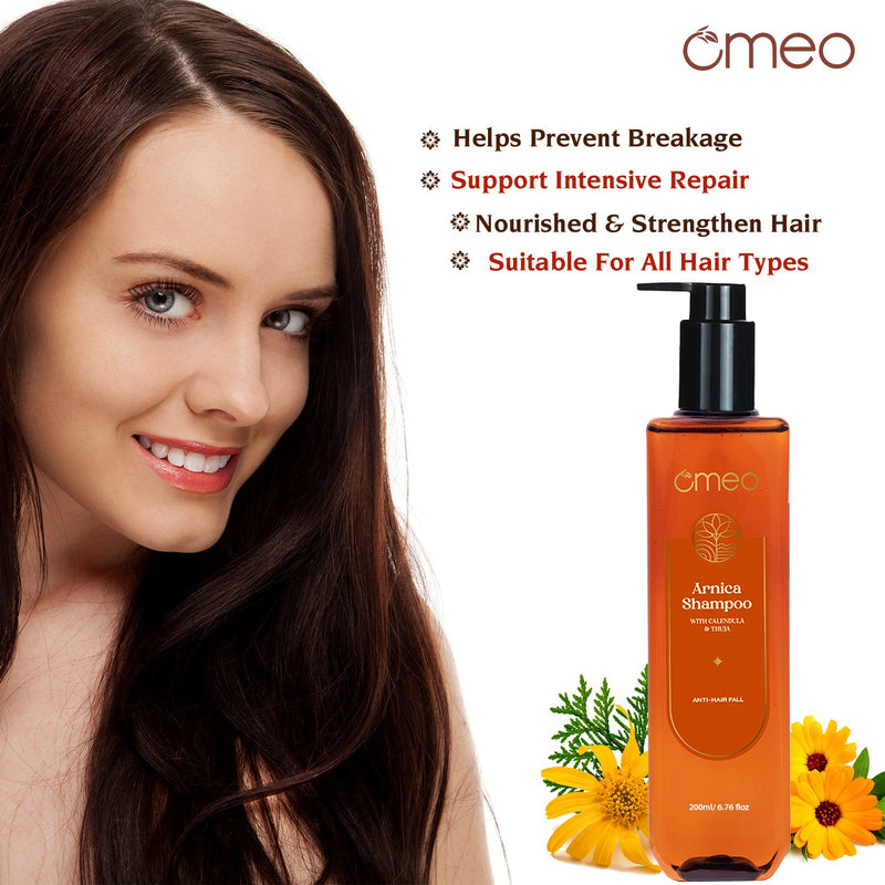 Omeo Arnica Montana Herbal Shampoo (200ml)