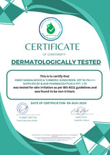 Omeo Sandalwood & Turmeric Sunscreen SPF 50 with PA++++ Protection 200GM