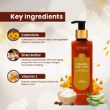 Omeo Calendula Body Lotion With Shea Butter, Hydrating (200ml)