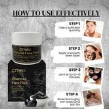 OMEO CHARCOAL FACE PACK 100GM