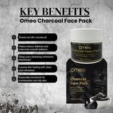 OMEO CHARCOAL FACE PACK 100GM
