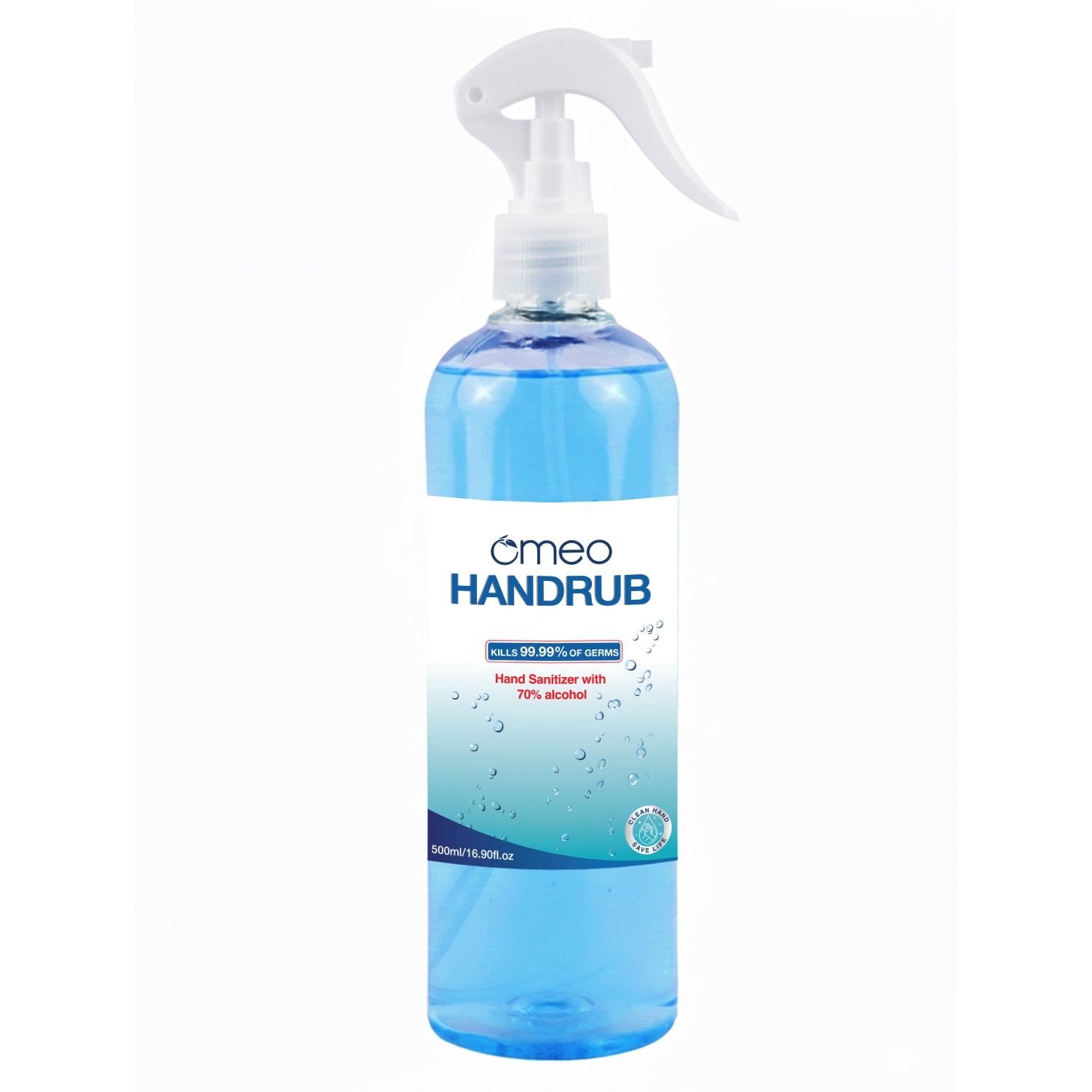 Omeo Hand Rub Alcohol Hand Sanitizer 500ML