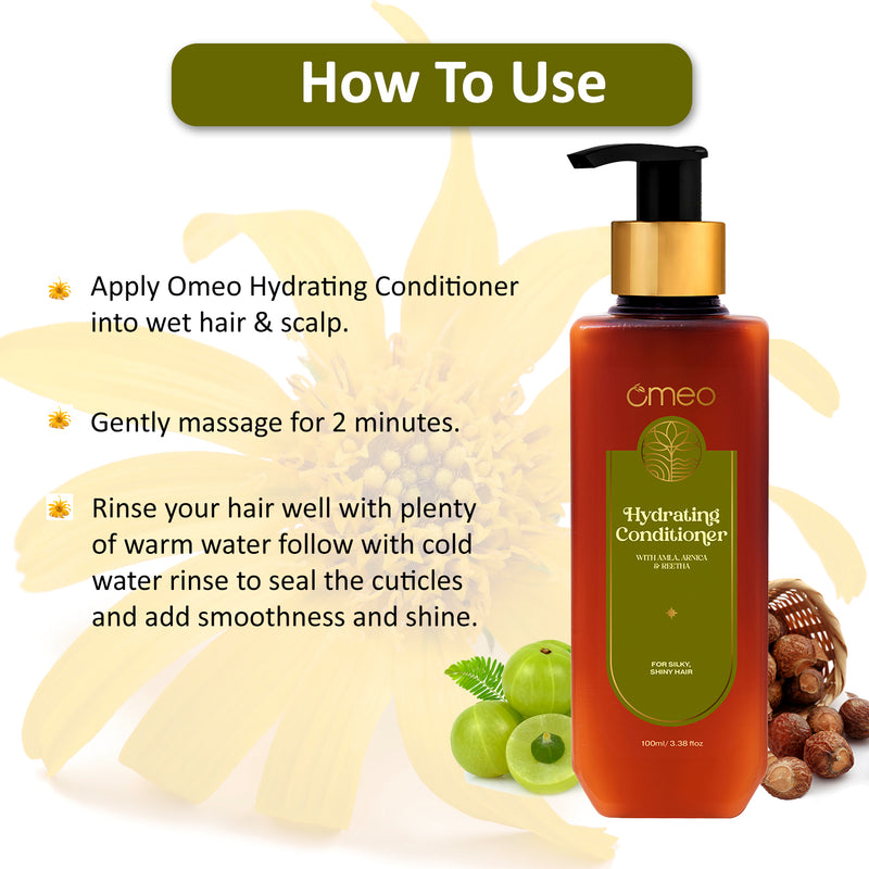 Omeo Hydrating Hair Conditioner with Amla & Reetha (100ml)