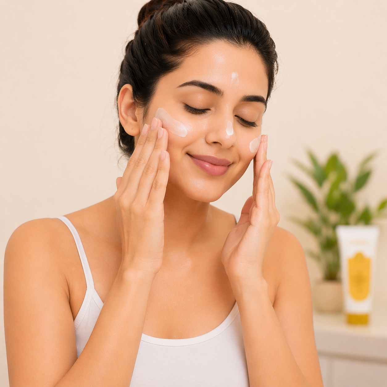 Apply on face and neck