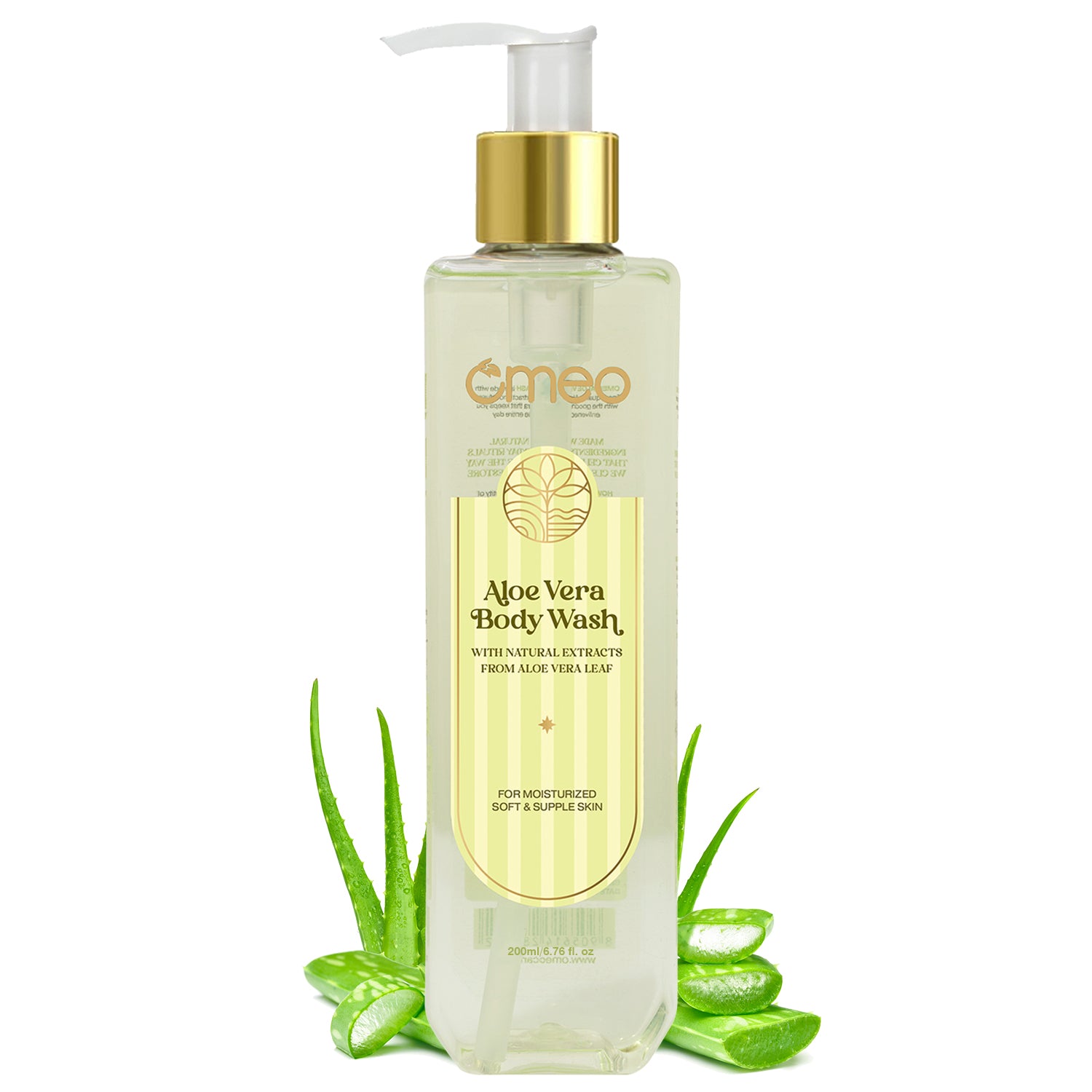 Omeo Aloe Vera Leaf Extracts Body Wash 200ML