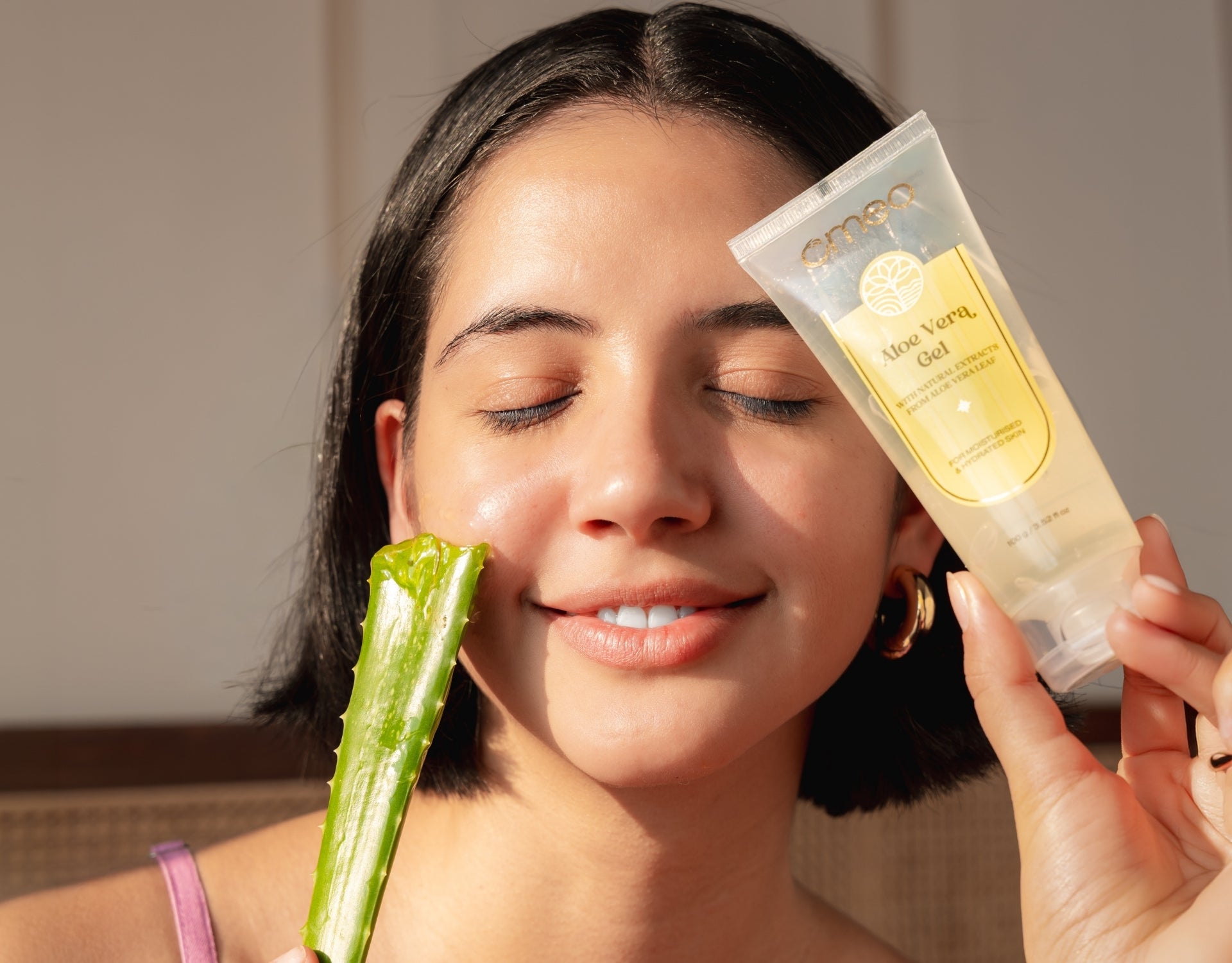 Replenish your skin from within with deep aloe hydration