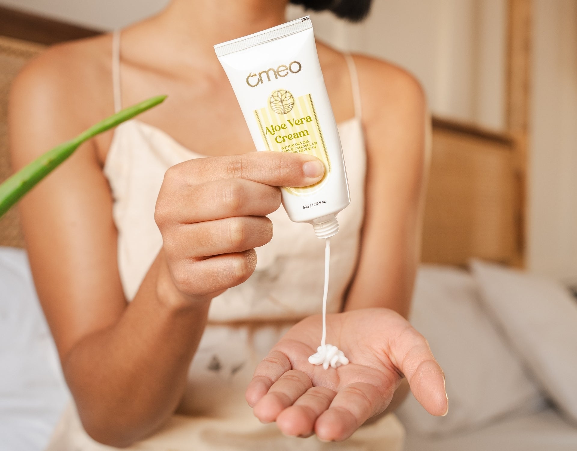 Replenish your skin from within with deep aloe nourishment