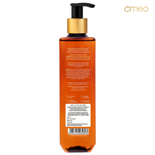 Omeo Arnica Montana Herbal Shampoo (200ml) back