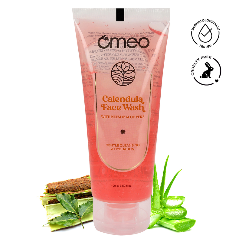 Omeo Calendula Face Wash with Neem & Aloe Vera (100g)