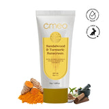 Omeo Sandalwood & Turmeric Sunscreen Cream SPF 30 with PA++++ Online for Men & Women