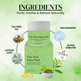 OMEO TEA TREE FACE PACK 100GM