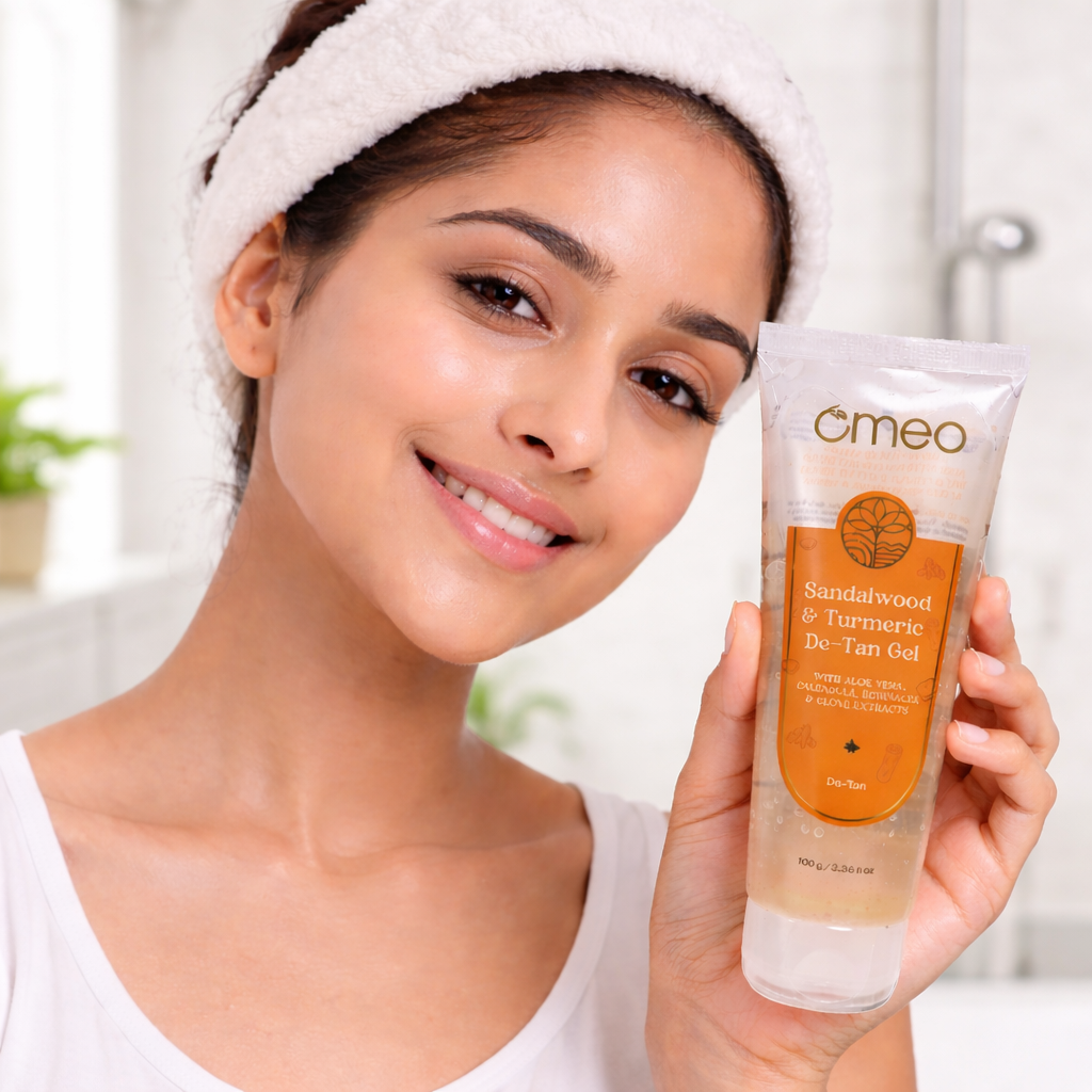 Wash your face and pat dry.