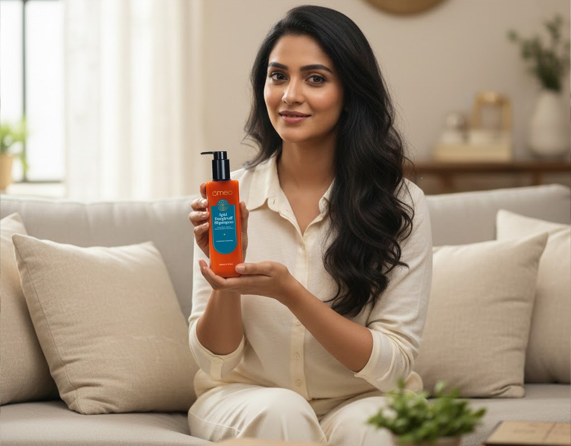 Dandruff goes for good with Omeo Anti-Dandruff Shampoo 