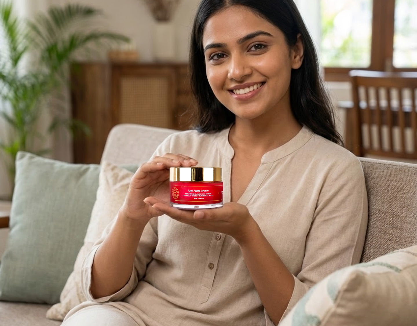 Omeo Anti-Aging Cream For Firm, Lifted & Glowing Skin.