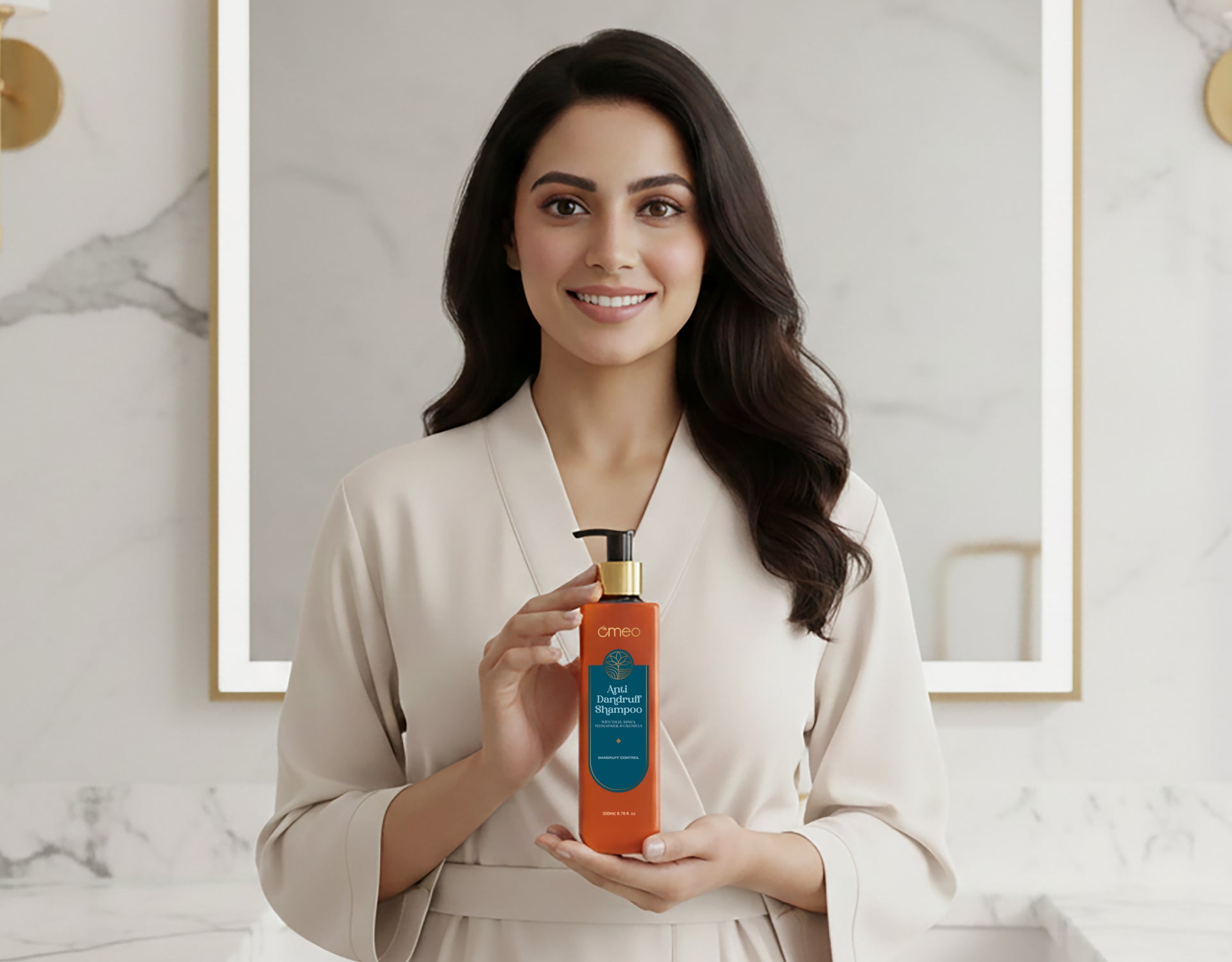 Dandruff goes for good with Omeo Anti-Dandruff Shampoo 