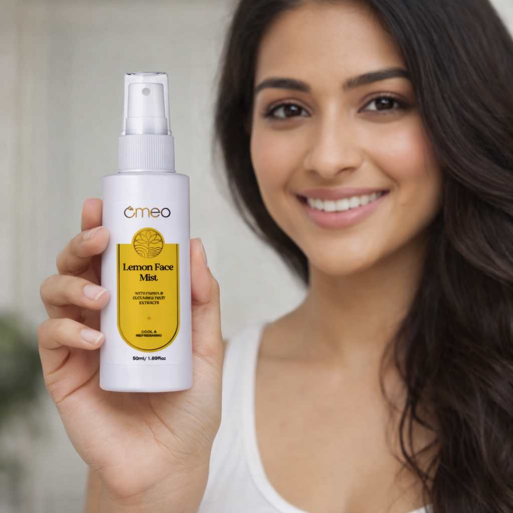 Spray evenly on face from a short distance