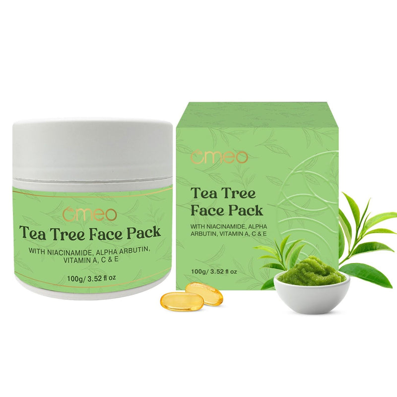 OMEO TEA TREE FACE PACK 100GM