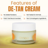 OMEO SANDALWOOD And TURMERIC DE-TAN CREAM 50GM