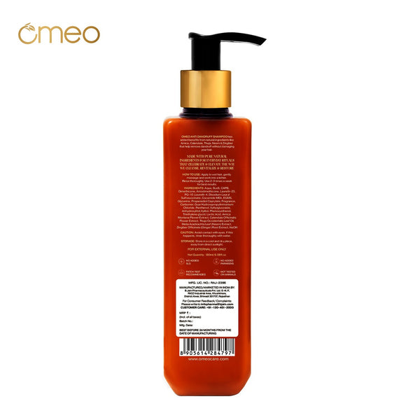 Anti dandruff shampoo- Omeo